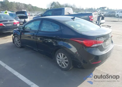 2014 Hyundai Elantra Se from USA, damaged, VIN KMHDH4AE6EU029221
